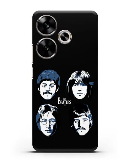 Чехол с иллюстрацией участников группы The Beatles силиконовый для Xiaomi Poco F6