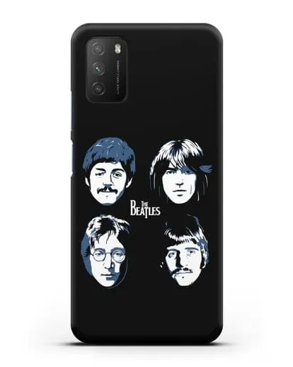 Чехол с иллюстрацией участников группы The Beatles силиконовый для Xiaomi Poco M3
