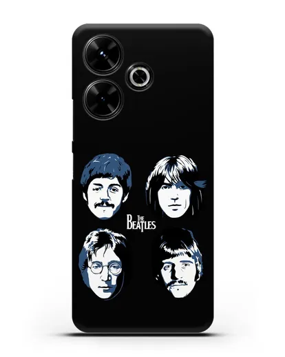 Чехол с иллюстрацией участников группы The Beatles силиконовый для Xiaomi Poco M6