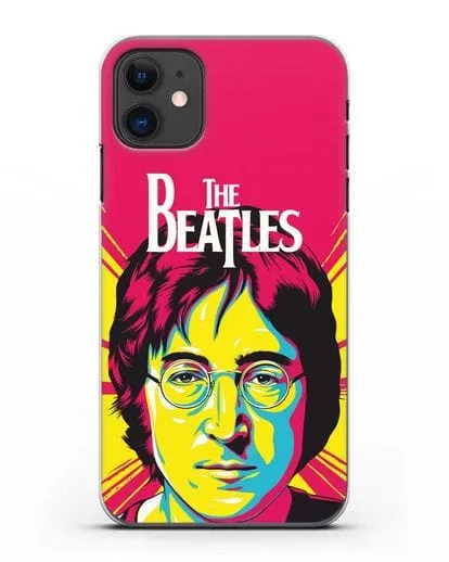 Чехол с иллюстрацией Джон Леннон силиконовый для iPhone 11