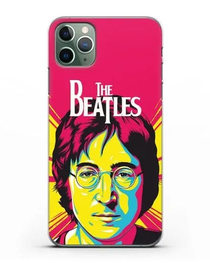 Чехол с иллюстрацией Джон Леннон силиконовый для iPhone 11 Pro