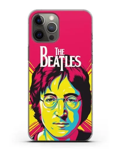 Чехол с иллюстрацией Джон Леннон силиконовый для iPhone 12 Pro Max