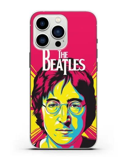 Чехол с иллюстрацией Джон Леннон силиконовый для iPhone 13 Pro