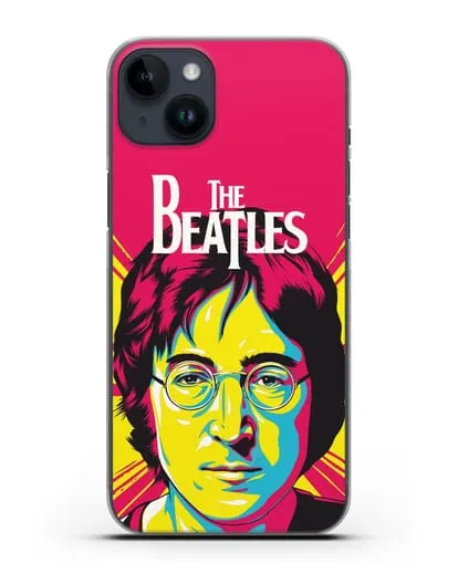 Чехол с иллюстрацией Джон Леннон силиконовый для iPhone 14 Plus