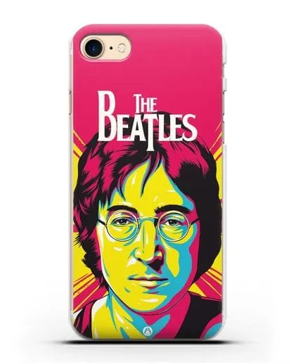 Чехол с иллюстрацией Джон Леннон силиконовый для iPhone 8