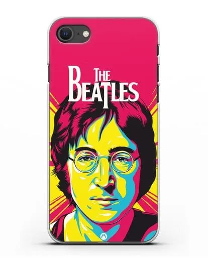 Чехол с иллюстрацией Джон Леннон силиконовый для iPhone SE 2020