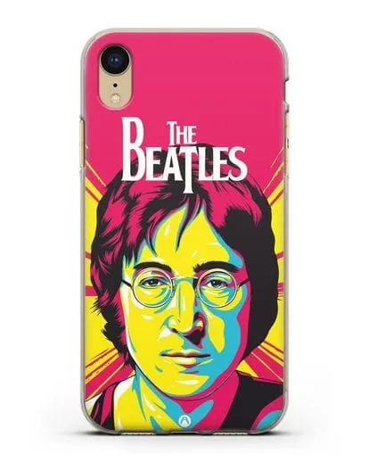 Чехол с иллюстрацией Джон Леннон силиконовый для iPhone XR