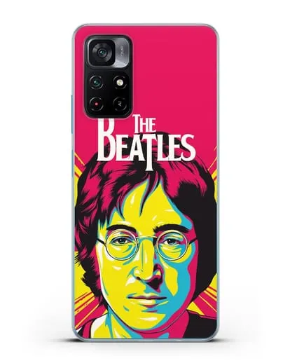 Чехол с иллюстрацией Джон Леннон силиконовый для Xiaomi Poco M4 Pro 5G