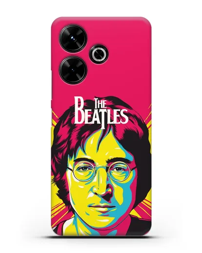 Чехол с иллюстрацией Джон Леннон силиконовый для Xiaomi Poco M6