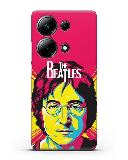 Чехол с иллюстрацией Джон Леннон силиконовый для Xiaomi Poco M6 Pro