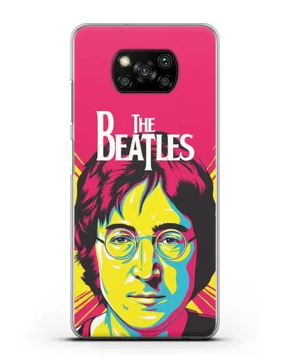 Чехол с иллюстрацией Джон Леннон силиконовый для Xiaomi Poco X3