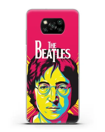 Чехол с иллюстрацией Джон Леннон силиконовый для Xiaomi Poco X3 Pro