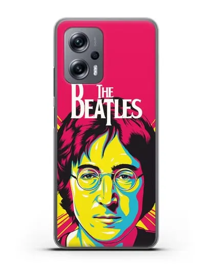 Чехол с иллюстрацией Джон Леннон силиконовый для Xiaomi Poco X4 GT