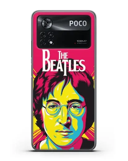 Чехол с иллюстрацией Джон Леннон силиконовый для Xiaomi Poco X4 Pro