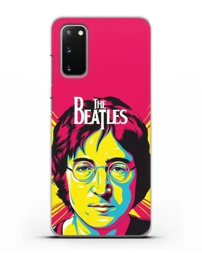 Чехол с иллюстрацией Джон Леннон силиконовый для Samsung Galaxy S20 [SM-G980F]