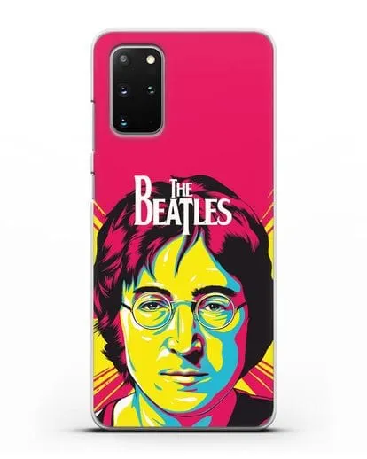 Чехол с иллюстрацией Джон Леннон силиконовый для Samsung Galaxy S20 Plus [SM-G985F]