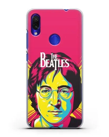 Чехол с иллюстрацией Джон Леннон силиконовый для Xiaomi Redmi Note 7