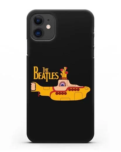Чехол с картинкой The Beatles Yellow submarine силиконовый для iPhone 11