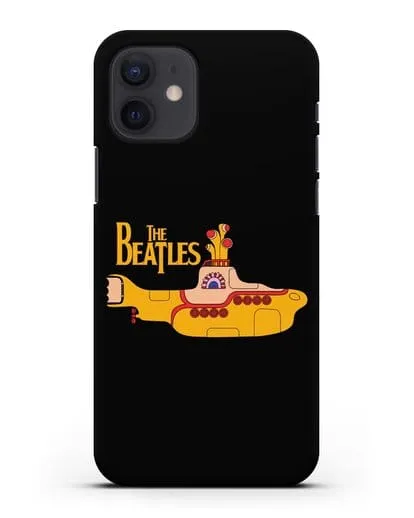 Чехол с картинкой The Beatles Yellow submarine силиконовый для iPhone 12