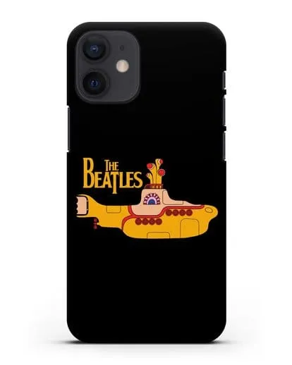 Чехол с картинкой The Beatles Yellow submarine силиконовый для iPhone 12 mini