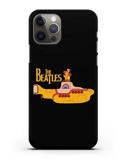 Чехол с картинкой The Beatles Yellow submarine силиконовый для iPhone 12 Pro