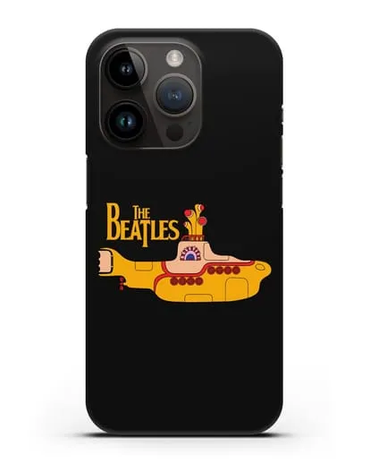 Чехол с картинкой The Beatles Yellow submarine силиконовый для iPhone 14 Pro