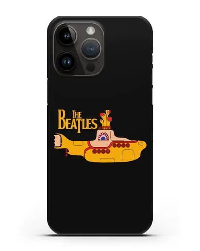 Чехол с картинкой The Beatles Yellow submarine силиконовый для iPhone 14 Pro Max
