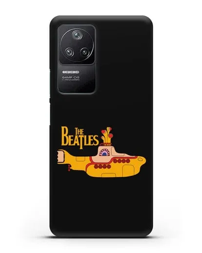 Чехол с картинкой The Beatles Yellow submarine силиконовый для Xiaomi Poco F4