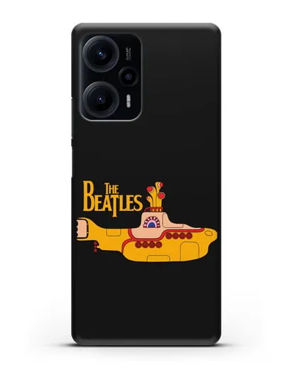 Чехол с картинкой The Beatles Yellow submarine силиконовый для Xiaomi Poco F5