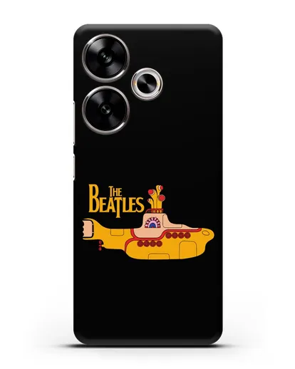 Чехол с картинкой The Beatles Yellow submarine силиконовый для Xiaomi Poco F6
