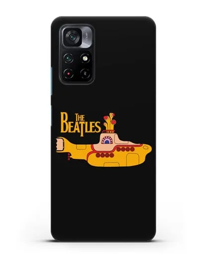 Чехол с картинкой The Beatles Yellow submarine силиконовый для Xiaomi Poco M4 Pro 5G