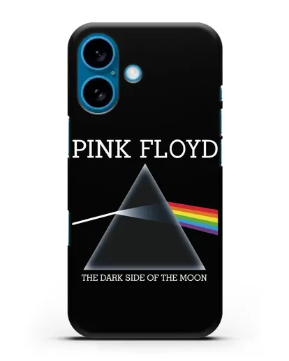 Чехол с картинкой Pink Floyd The dark side of the moon силиконовый для iPhone 16