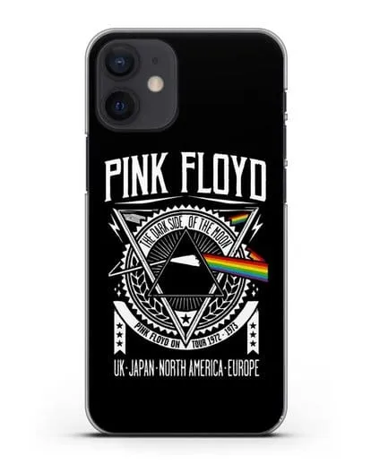 Чехол Pink Floyd с логотипом тура 1972-1973 The dark side of the moon силиконовый для iPhone 12 mini