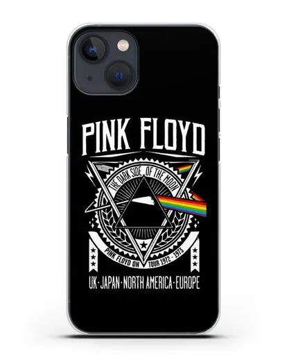 Чехол Pink Floyd с логотипом тура 1972-1973 The dark side of the moon силиконовый для iPhone 13 Mini