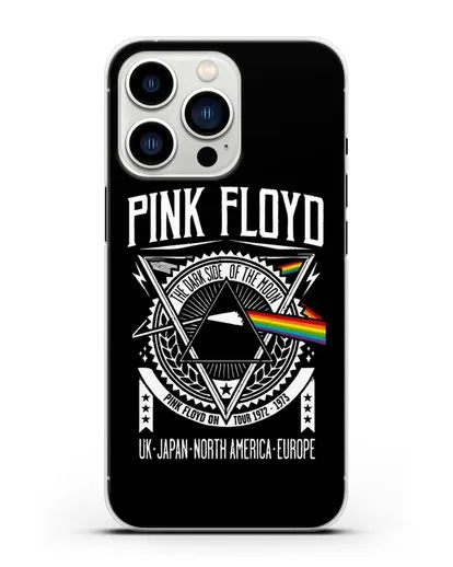 Чехол Pink Floyd с логотипом тура 1972-1973 The dark side of the moon силиконовый для iPhone 13 Pro