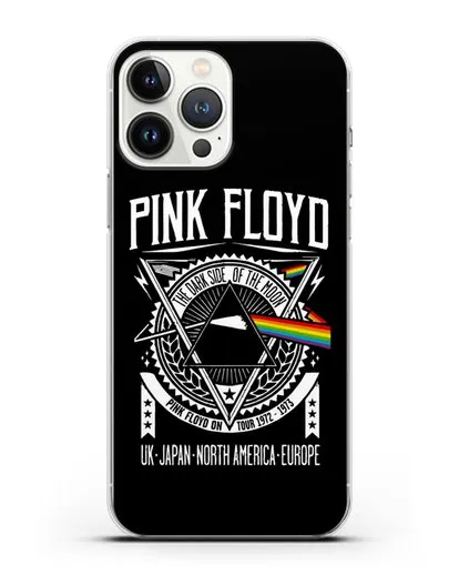 Чехол Pink Floyd с логотипом тура 1972-1973 The dark side of the moon силиконовый для iPhone 13 Pro Max