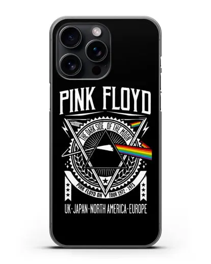 Чехол Pink Floyd с логотипом тура 1972-1973 The dark side of the moon силиконовый для iPhone 15 Pro Max