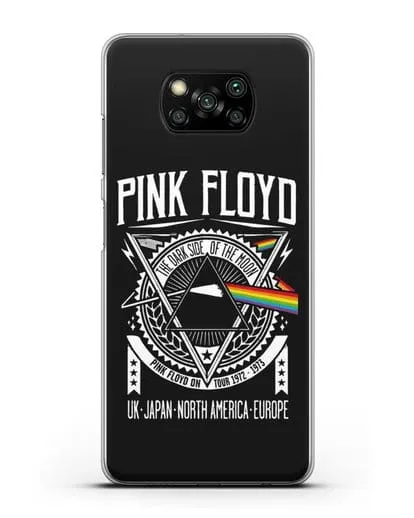 Чехол Pink Floyd с логотипом тура 1972-1973 The dark side of the moon силиконовый для Xiaomi Poco X3