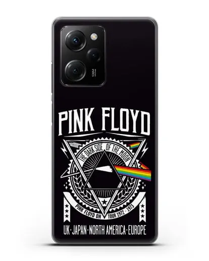 Чехол Pink Floyd с логотипом тура 1972-1973 The dark side of the moon силиконовый для Xiaomi Poco X5 Pro