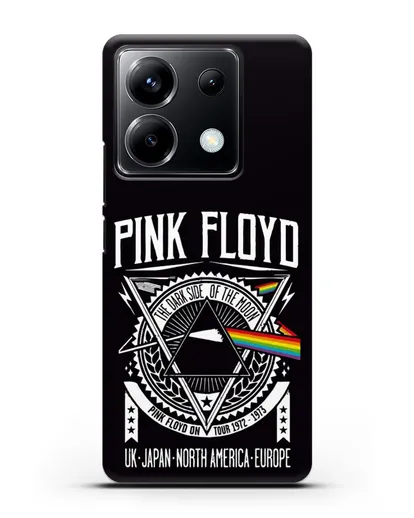 Чехол Pink Floyd с логотипом тура 1972-1973 The dark side of the moon силиконовый для Xiaomi Poco X6