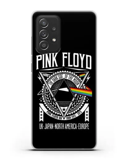 Чехол Pink Floyd с логотипом тура 1972-1973 The dark side of the moon силиконовый для Samsung Galaxy A53