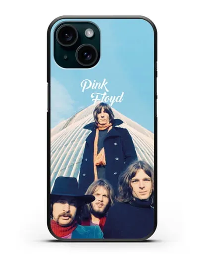 Чехол с фотографией Pink Floyd силиконовый для iPhone 15