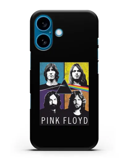 Чехол с картинкой Pink Floyd силиконовый для iPhone 16