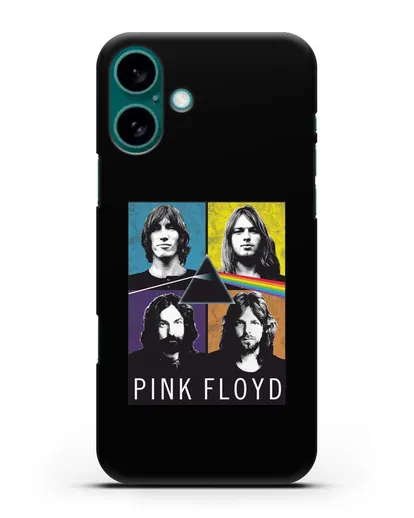 Чехол с картинкой Pink Floyd силиконовый для iPhone 16 Plus