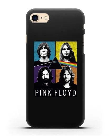 Чехол с картинкой Pink Floyd силиконовый для iPhone 8