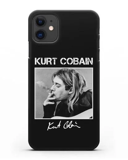 Чехол с фотографией Курт Кобейн силиконовый для iPhone 11