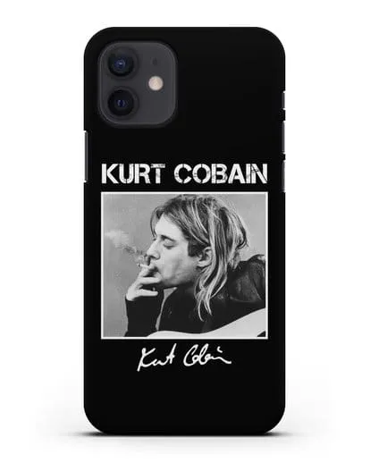 Чехол с фотографией Курт Кобейн силиконовый для iPhone 12
