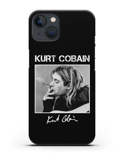Чехол с фотографией Курт Кобейн силиконовый для iPhone 13