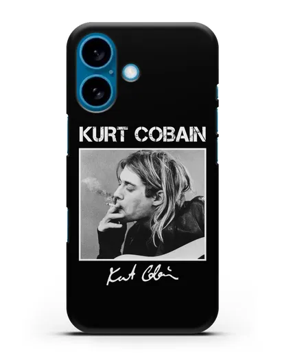 Чехол с фотографией Курт Кобейн силиконовый для iPhone 16