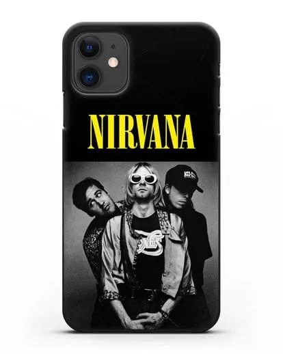 Чехол с фотографией Nirvana силиконовый для iPhone 11
